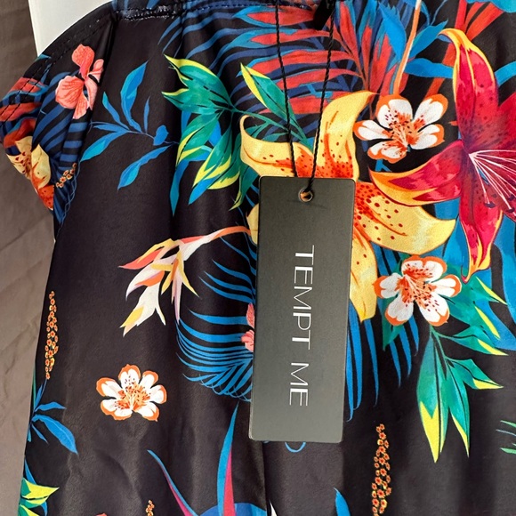 Floral Paradise Women's One Piece Swimsuit - Picture 3 of 6